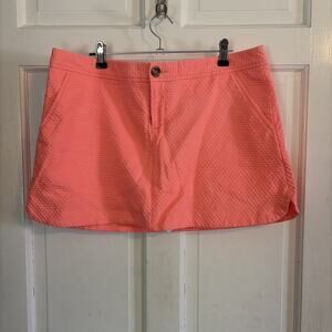 NWOT Women's Lilly Pulitzer Pink Textured Skort 10 Coquette Soft Girl Tennis